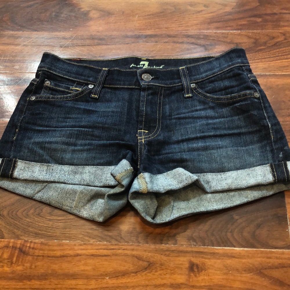 7’s cuffed jean shorts